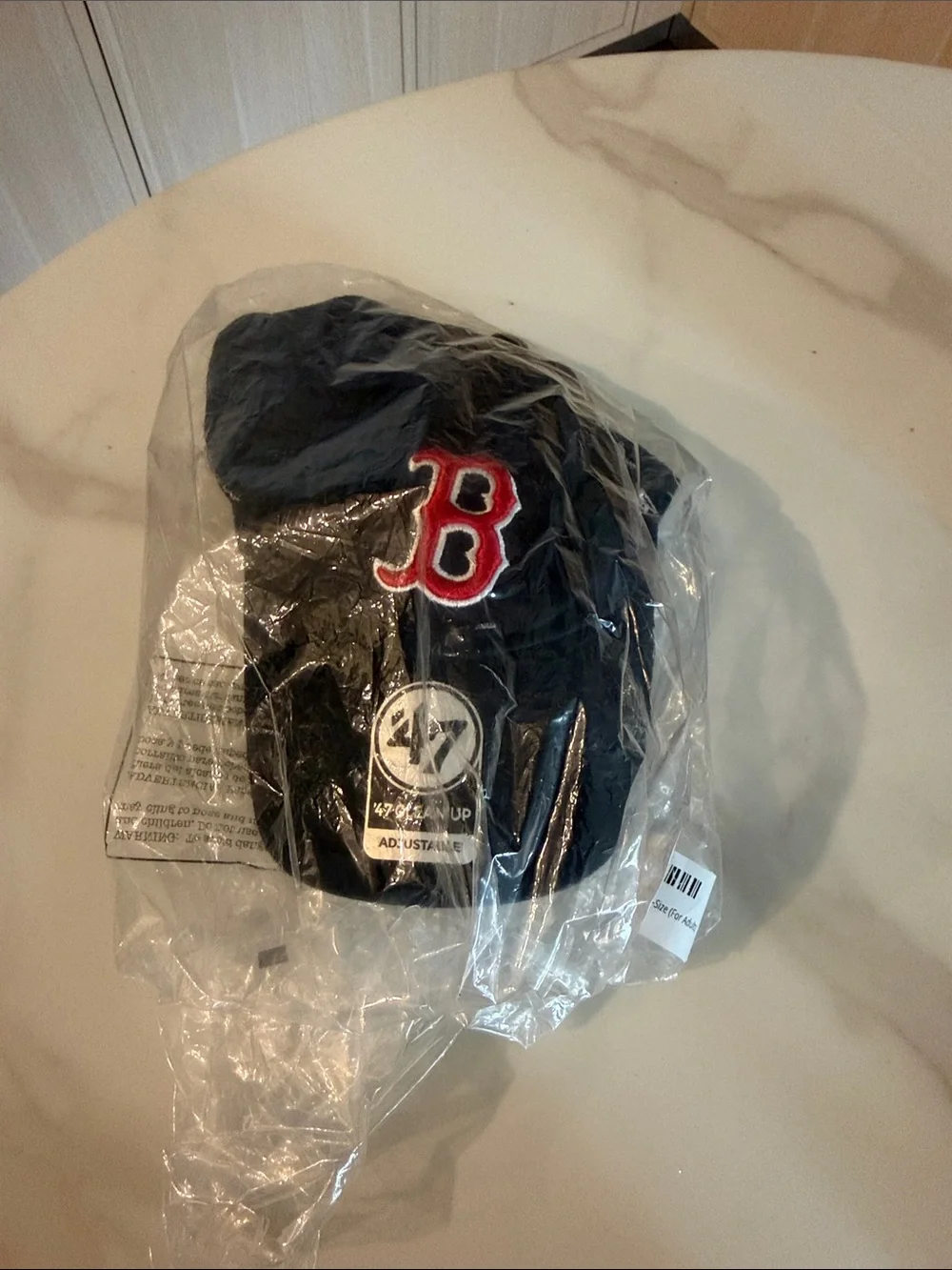 Boston Redsox, brand new ,47 Brand Navy Cap with Red 'B' Embroidered Logo